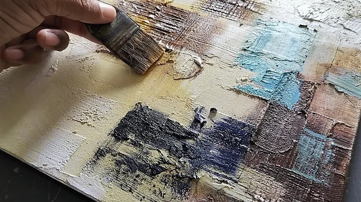 Mastering TEXTURED ABSTRACT Art On Canvas /  ACRYLIC PAINTING /  Step by Step Tutorial