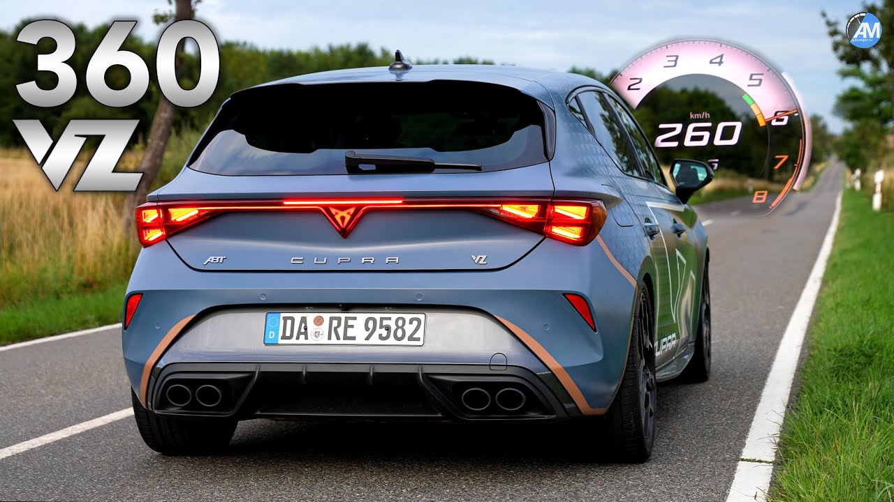 CUPRA Leon VZ Facelift (360hp)| 0-100 km/h & 100-200 km/h acceleration🏁| by Automann in 4K