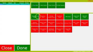 Embassy Pizza London, POS Software Ewebsystem.com screenshot 4