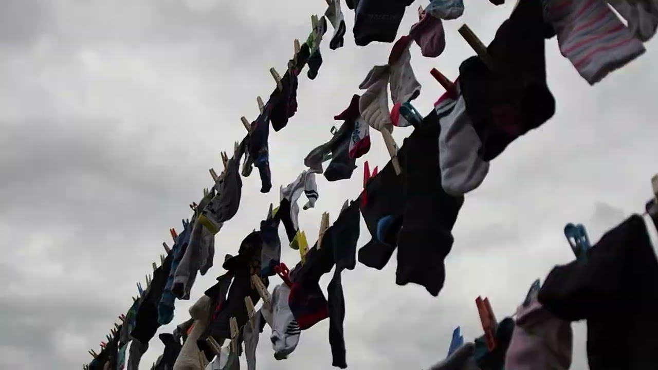 Weltrekordversuch in Zeulenroda mit 140.000 Socken