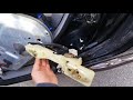 Hyundai Santa Fe 2007 - 10, Rear Door panel removal  & Changing the door Lock Actuator