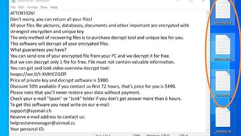 .byya File Virus [byya Ransomware] Removal + Files Restore Guide