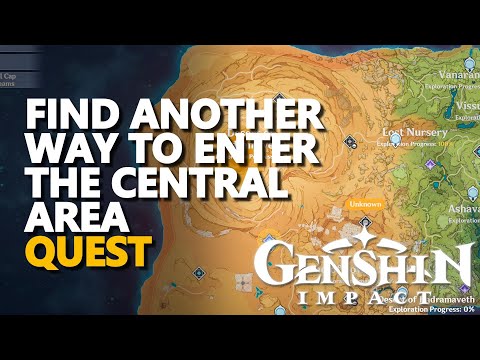 Find another way to enter the central area Genshin Impact