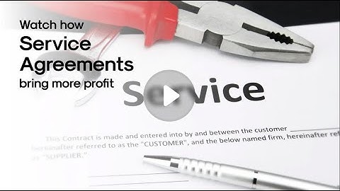 Service Agreement | IndusTrack | Service Contractor Software | FSM Software