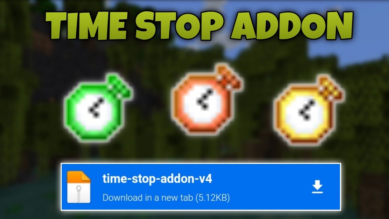 How To Download Time Stop Mod In Minecraft PE, Minecraft pe mods