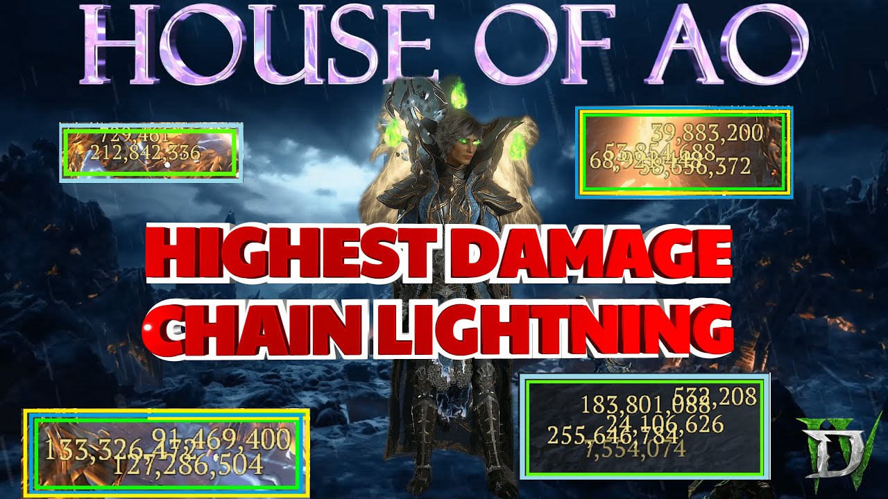 Highest damage Chain Lightning build for Season 5 (650M) - YouTube