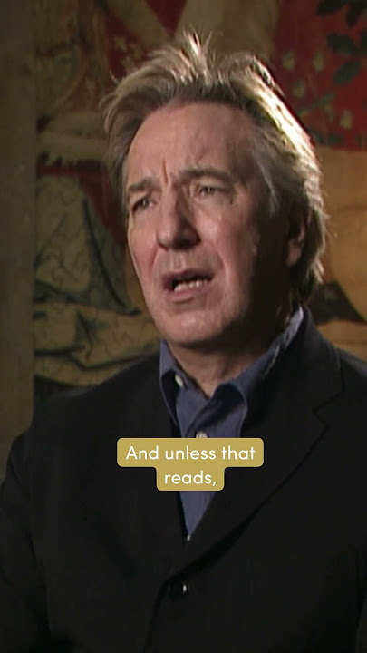 The story of Alan Rickman's casting in #HarryPotter 💫