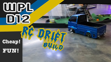 First Track Night! WPL D12 RC Drift Car Pt.3 #rcdrift #rcdrifting