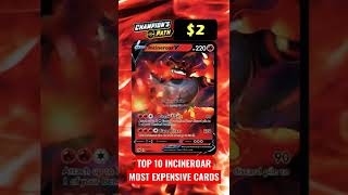 Top 10 Incineroar Most Expensive Cards 