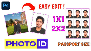 Make Your Own Easy Passport Photo ID, 1x1 or 2x2 using Photoshop