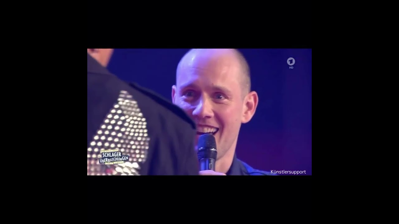 Oli.P bei den Schlager Überraschungen vom 15.01.2022 - David Hasselhoff Überraschung