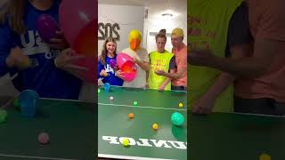 GIANT Surprise Eggs Challenge PING PONG mess WIN BIG MONEY prize #shorts