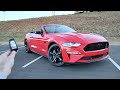 NEW Ford Mustang GT Convertible Premium: Start Up, Exhaust, Test Drive, POV and Review