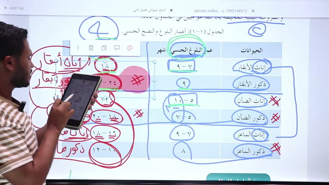 توجيهي 2007 || حل امتحان الإنتاج الحيواني 