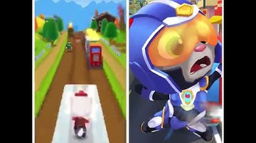 Cowboy Angela VS Hero Super Trooper Tom Turbo In Reverse Running Backwards Gameplay- IOS Android