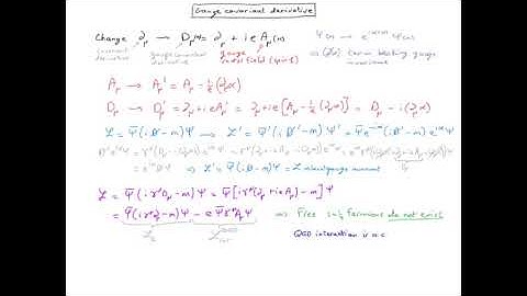 QFT17.2 gauge covariant derivative