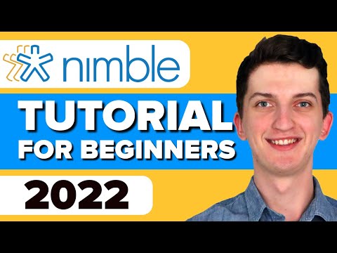 Nimble Tutorial For Beginners 2022 - How To Use Nimble CRM tool!