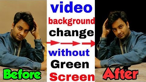 Video Ka Background Kaise Change Kare | Without Chroma Key | 2022