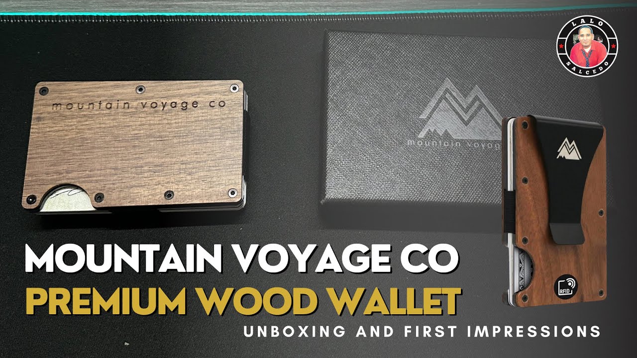 Mountain Voyage Co. Walnut Wood RFID-Blocking Slim Wallet — Tools