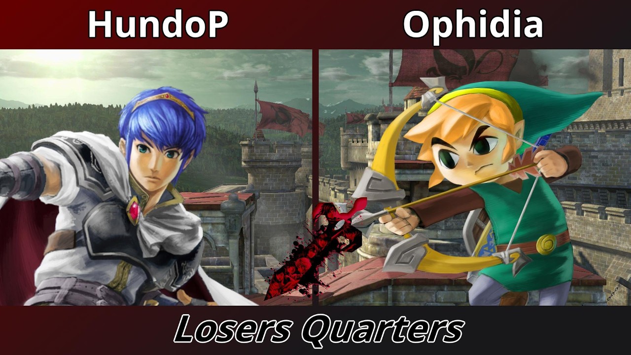Castle Siege 110 - Losers Quarters - HundoP (Marth) vs Ophidia (Toon Link)