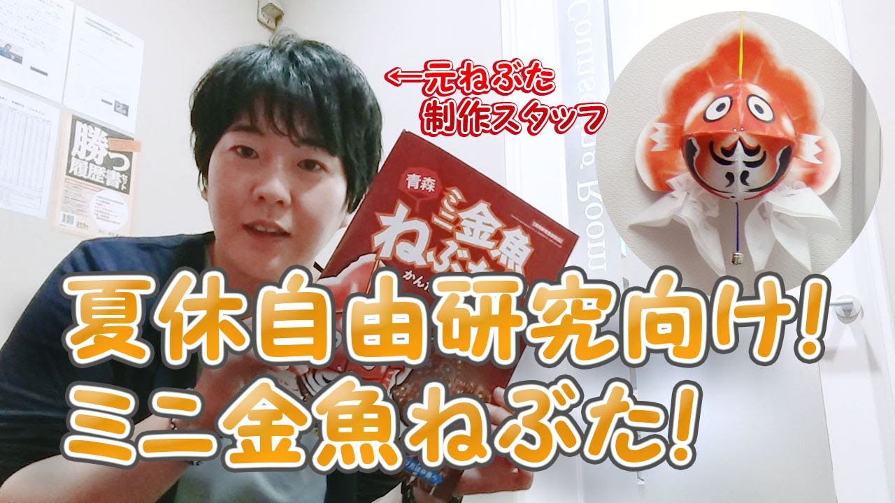 夏休み自由研究向け】元ねぶた制作スタッフがキットを使って金魚ねぶた