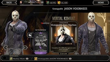 Unstoppable Jason Voorhees Week Challenge || Hard_Mode (Mortal Kombat Mobile)
