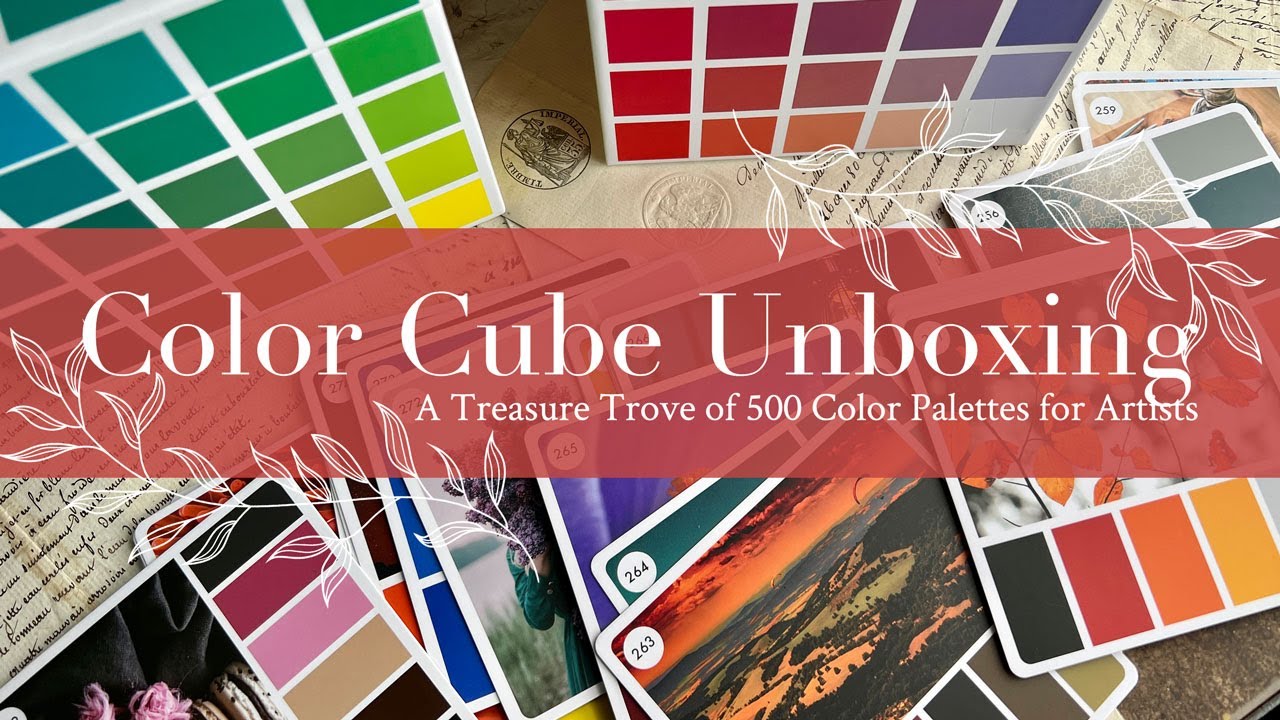 Color Cube Unboxing: A Treasure Trove of 500 Color Palettes for Artists 