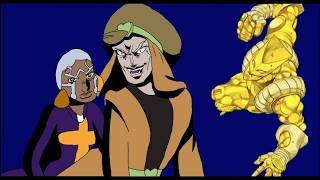 Dio Shows Pucci Za Warudo Animation