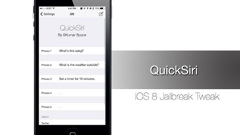 QuickSiri allows you to ask Siri questions using Activator gestures - iPhone Hacks