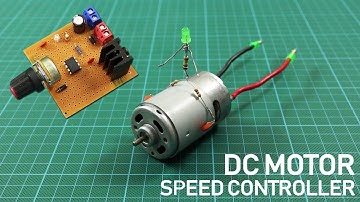 How To Make DC Motor Speed Controller Circuit. DIY PWM Motor Controller