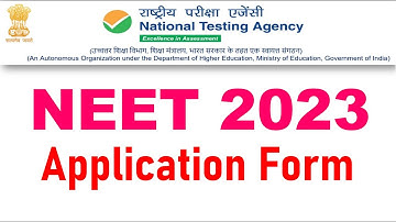 NEET 2023 Latest News Today फॉर्म आया| NEET 2023 Online Application form| NEET 2023 Application form