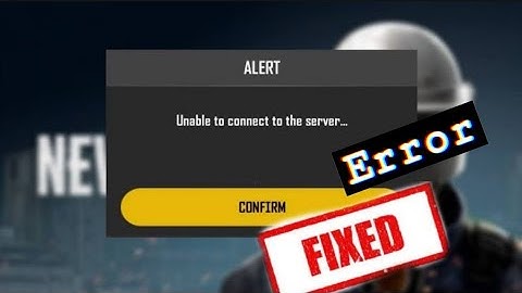 PUBG NEW STATE ERROR FIXED(solution) (Unable to connect to server)