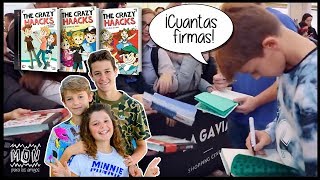 ¡¡Crazy FAMILY VLOG en Madrid!! 📕 FIRMA de LIBROS The Crazy Haacks + Torneo Hugo BEYBLADE con FANS