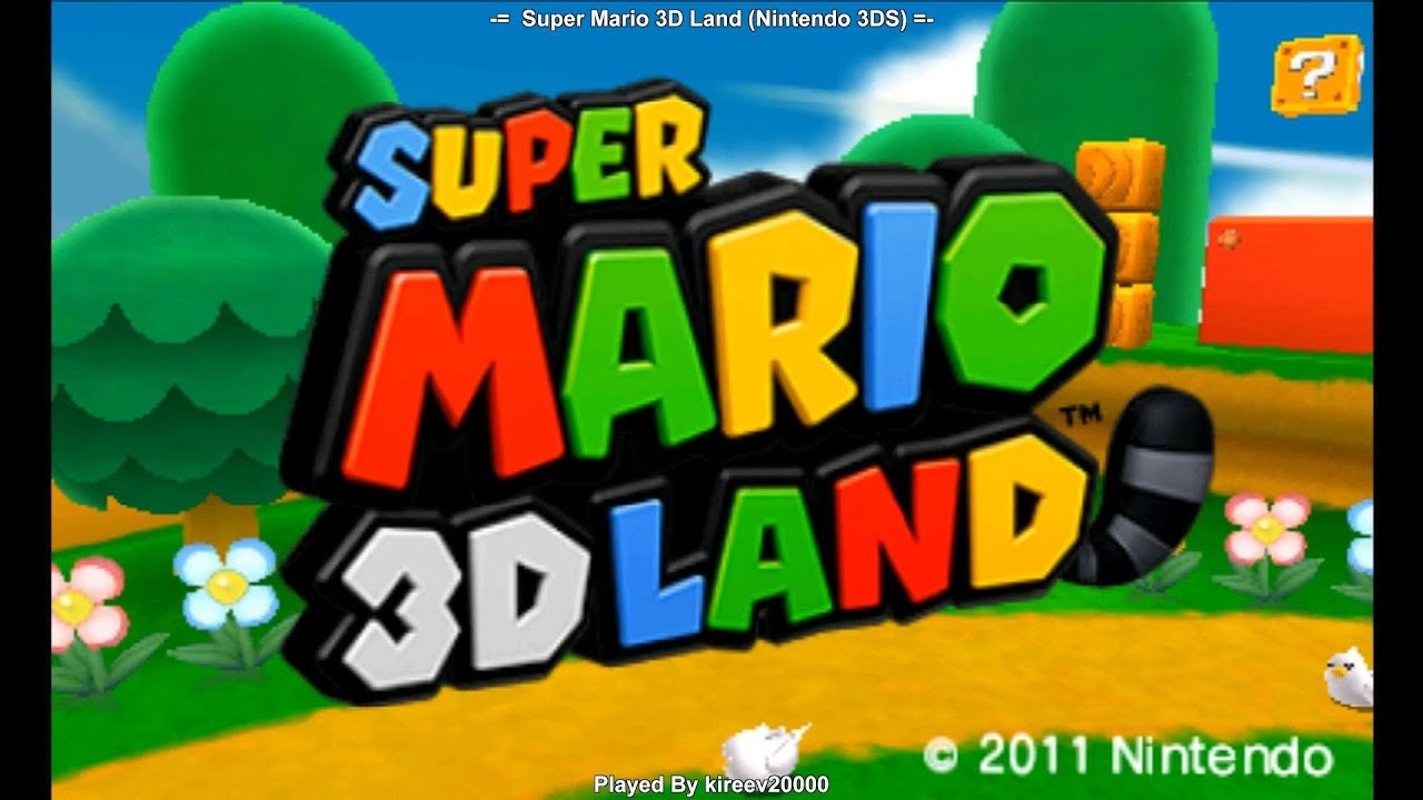 super mario 3d land walkthrough super mario 3d land walkthrough