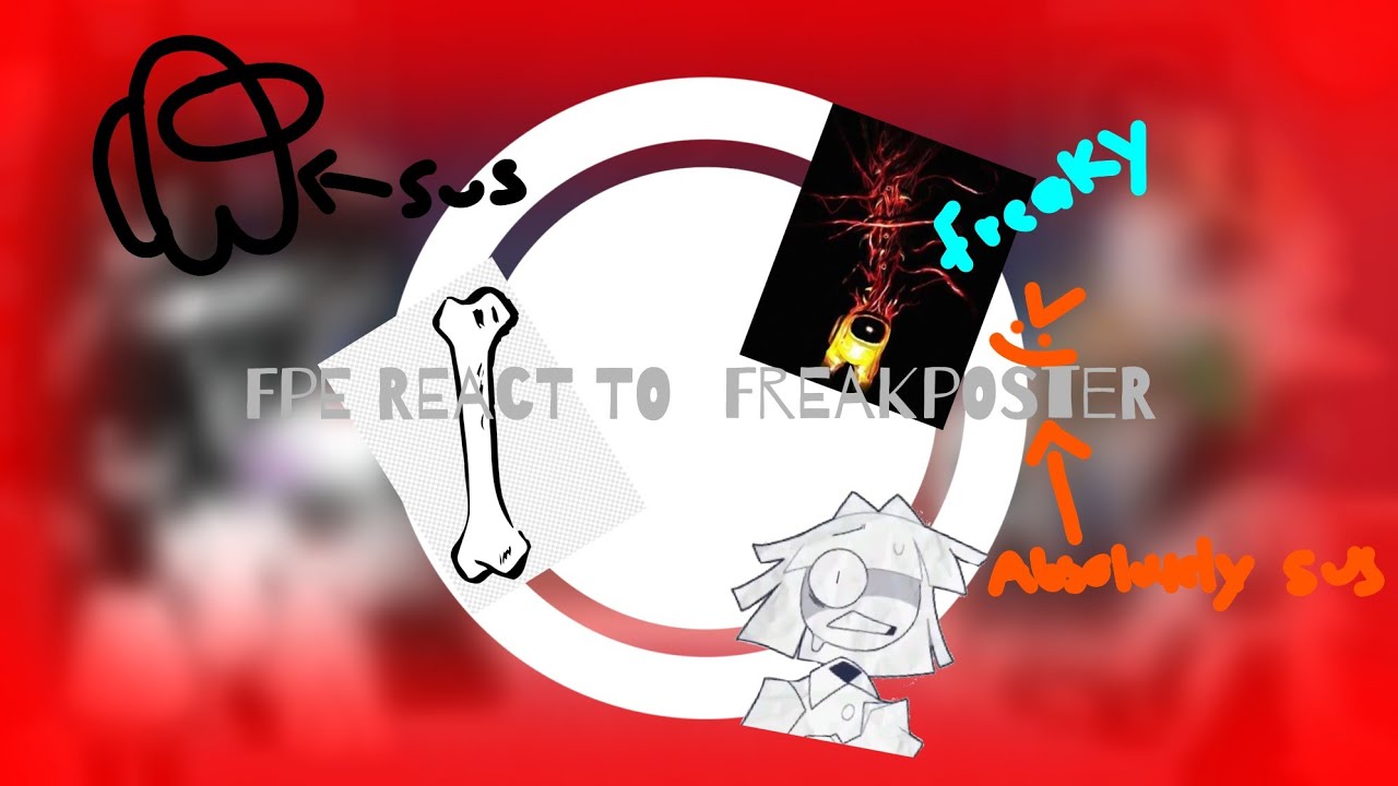 {Español / English } Fundamental Paper Education React To FNF VS FreakPoster .