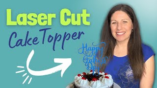 WeCreat Vision Laser Cut Cake Topper For Beginners