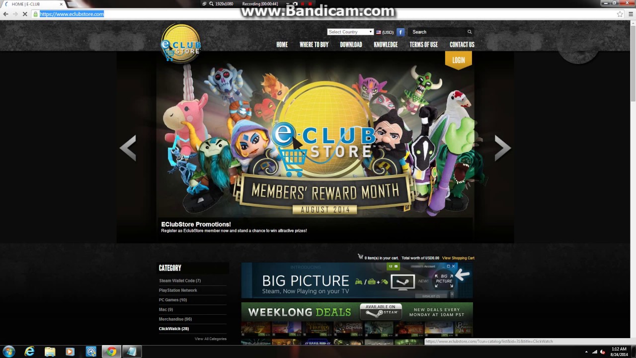 How to redeem STEAM CODE With eclub vouchers!