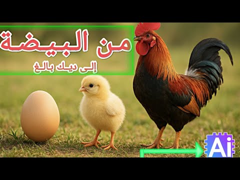مــن بـيــضـة إلــى ديــك بــالــغ بــذكــاء الإصــطــنــا عـــي