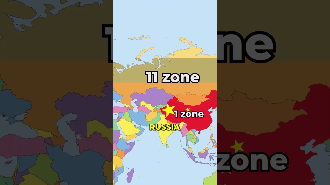 Which Country Has 12 Time Zones? 