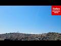 Iranian Missiles Are Intercepted Above Jerusalem Amid Increasing Tensions In The Middle East