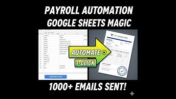 Automate Your Payroll via Google Sheet || Create Payslips & Send to 1000+ employees in One-shot