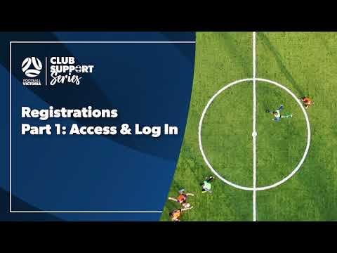 Club Support Series Registrations Part 1: Access and Log In