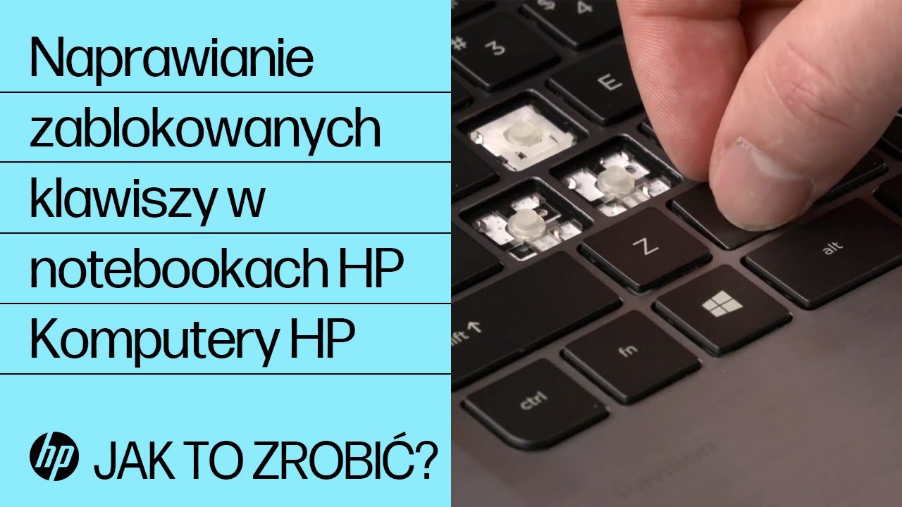 Naprawianie zablokowanych klawiszy w notebookach HP