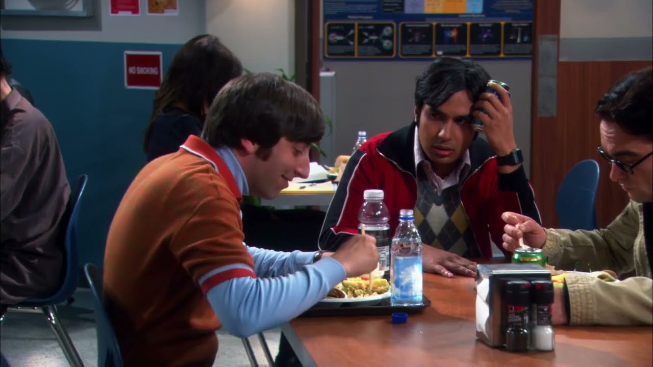 The Big Bang Theory - Raj's bollywood break dancing skills