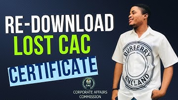 HOW TO RE DOWNLOAD YOUR CAC CERTIFICATE AFTER YOUR APPLICATION 2024