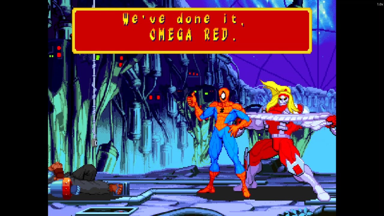 SPIDER-MAN & OMEGA RED — Webs and Coils! | Marvel Super Heroes vs Street Fighter Retro Tag Team