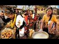 Beautiful traditional magar village celebration  nepali village lifestyle 2023  bijayalimbu