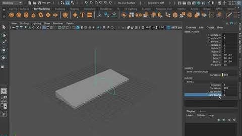 Maya Non-Linear Deformer Bend