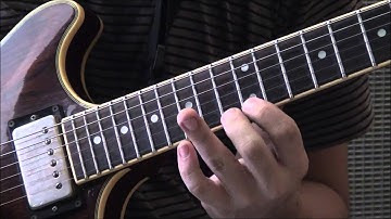 D Aeolian Scale (3 notes per string) guitar