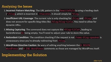 Solving the Redirection Conflict in .htaccess for WordPress